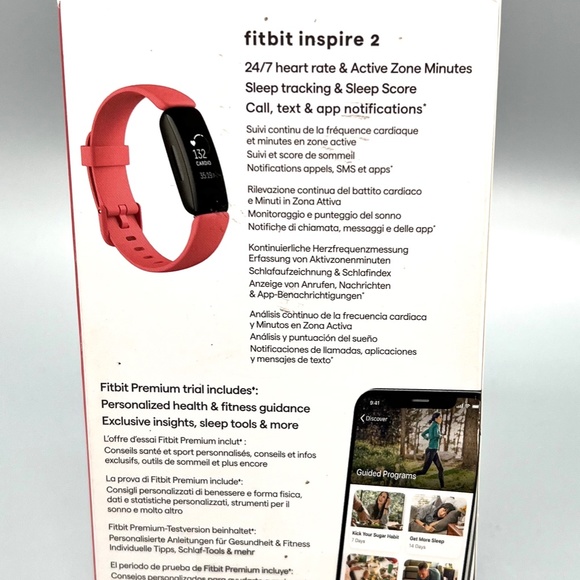 COPY - Fitbit Inspire 2 Fitness Tracker Smart Watch Rose Pink